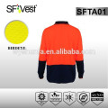 Australia style safety clothing road safety equipment long sleeve polo neck t-shirt hi-vis t-shirt